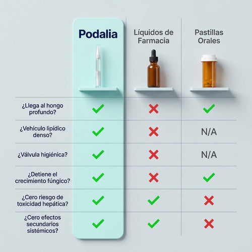 Podalia™ · Lápiz antifúngico de máxima potencia (25 % de ácido undecilénico)